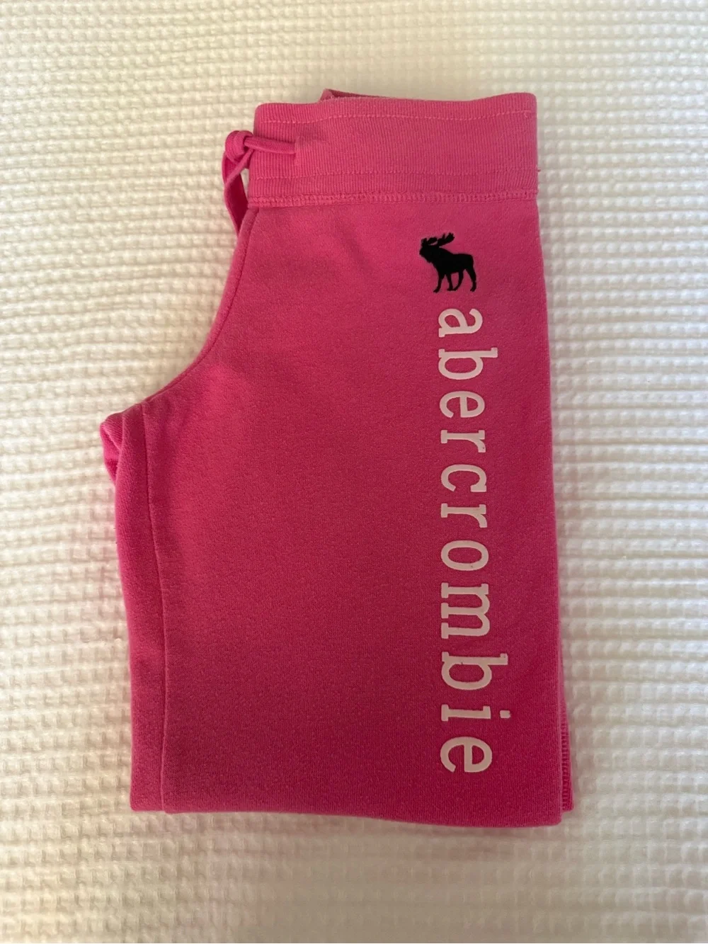 Abercrombie Pink Girls' Logo Sweatpants